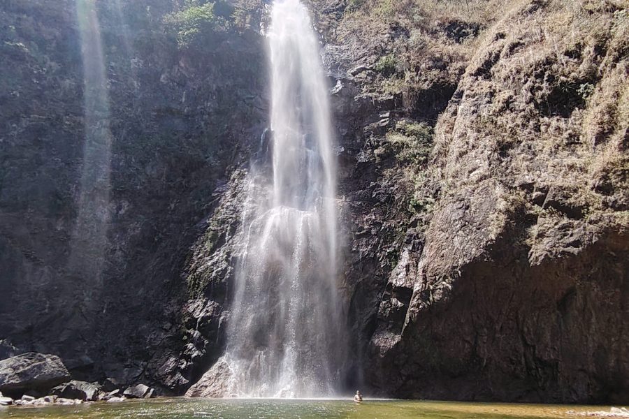Jungle waterfall hike near Mismaloya, Puerto Vallarta